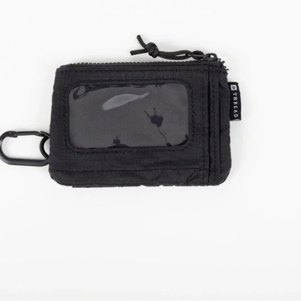 BRAND NEW- THREAD WALLET BLACK - ADVENTURE POUCH WALLET - Picture 2 of 11